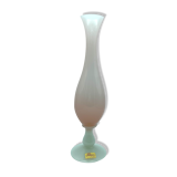 Vase en opaline rose poudrée 31cm