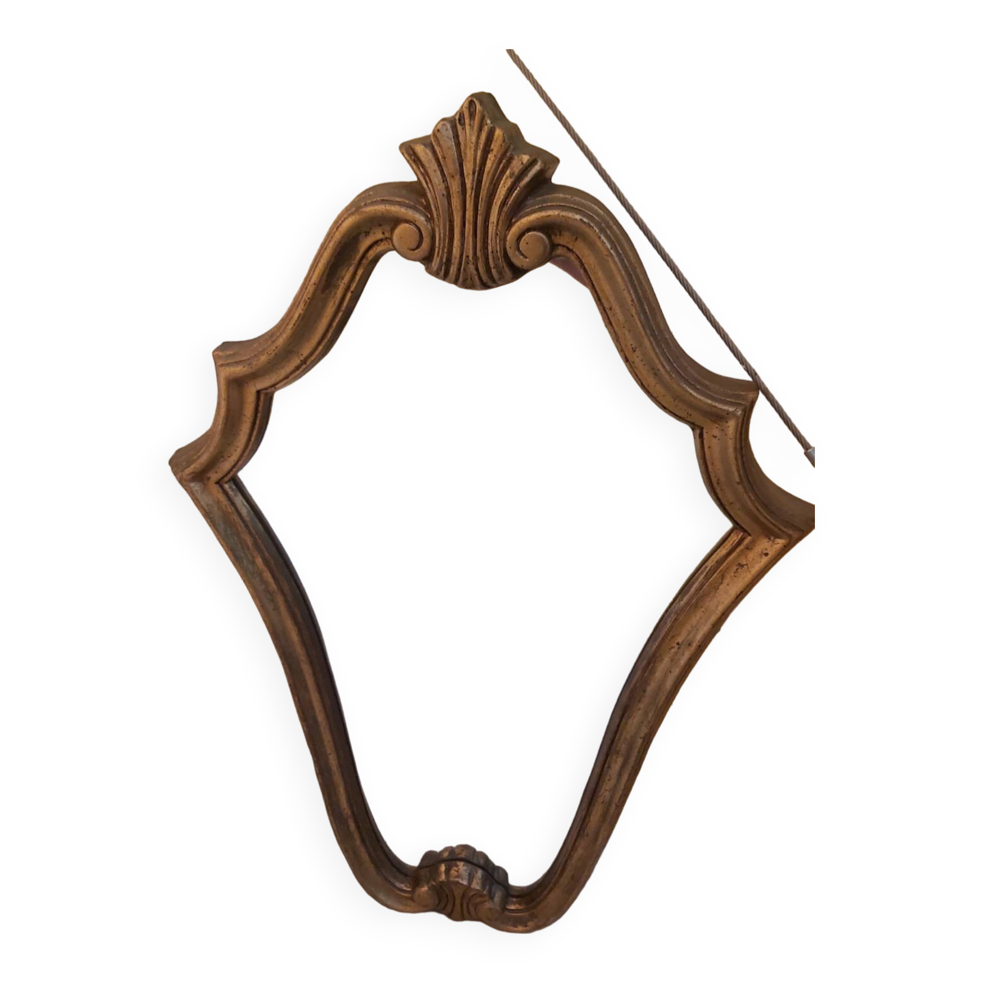 Baroque golden mirror