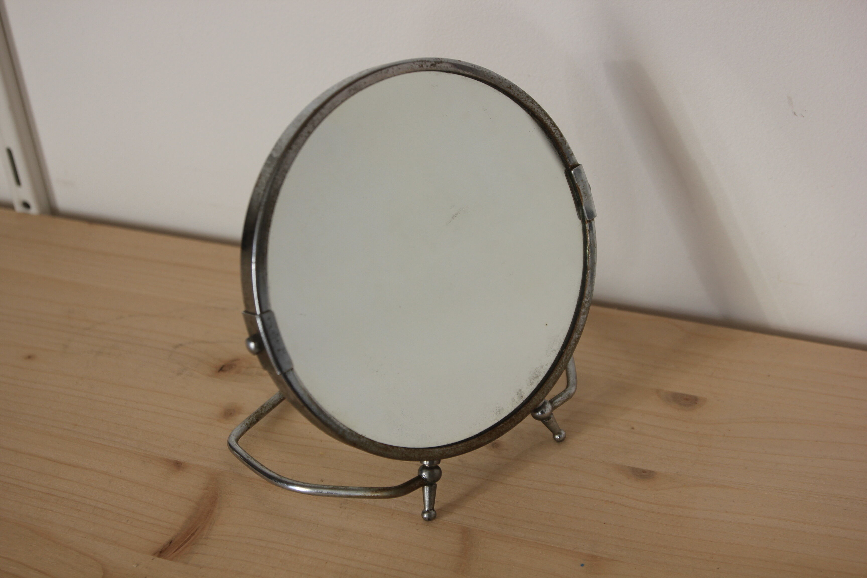 Round barber mirror 15x26cm