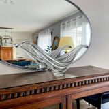 Large glass bowl Pompeii – Illuminated sculpture with free lines