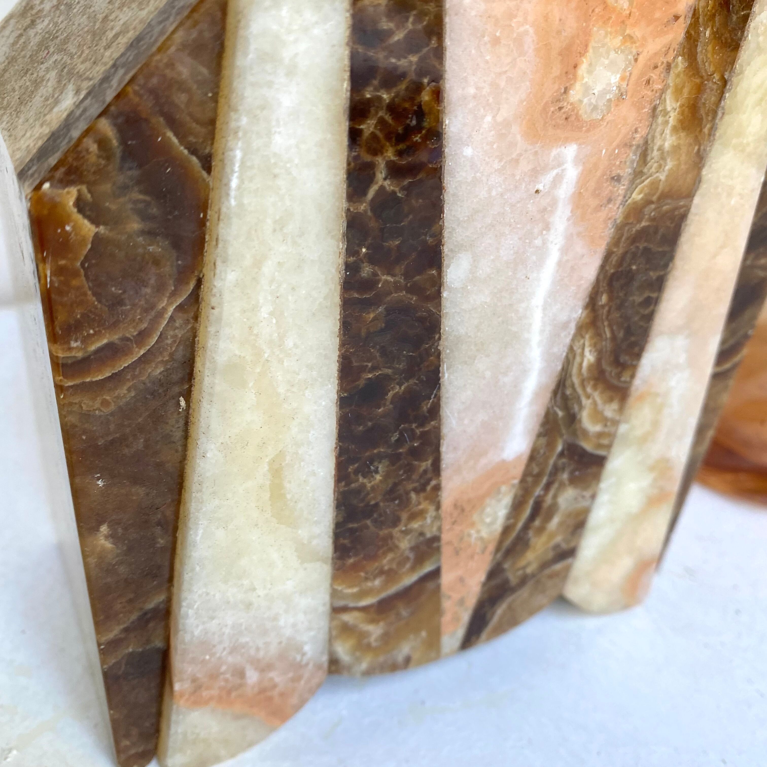 Marble cassolettes art deco