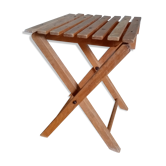 Folding stool wooden plant holders