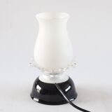 Ceramic and opaline lamp