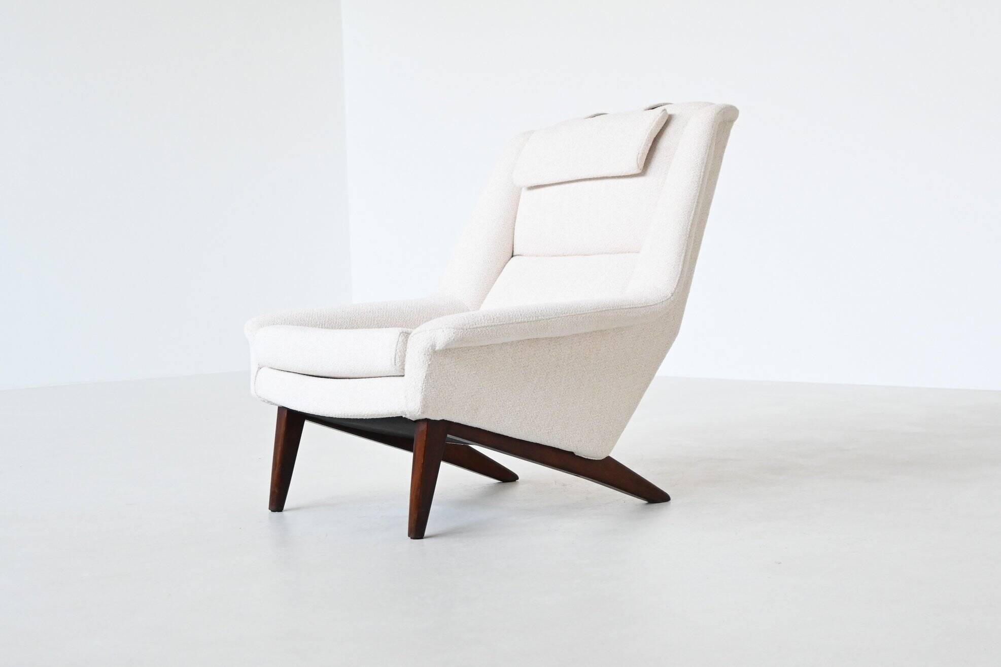 Fauteuil lounge Folke Ohlsson modèle 4410 Fritz Hansen Danemark 1960