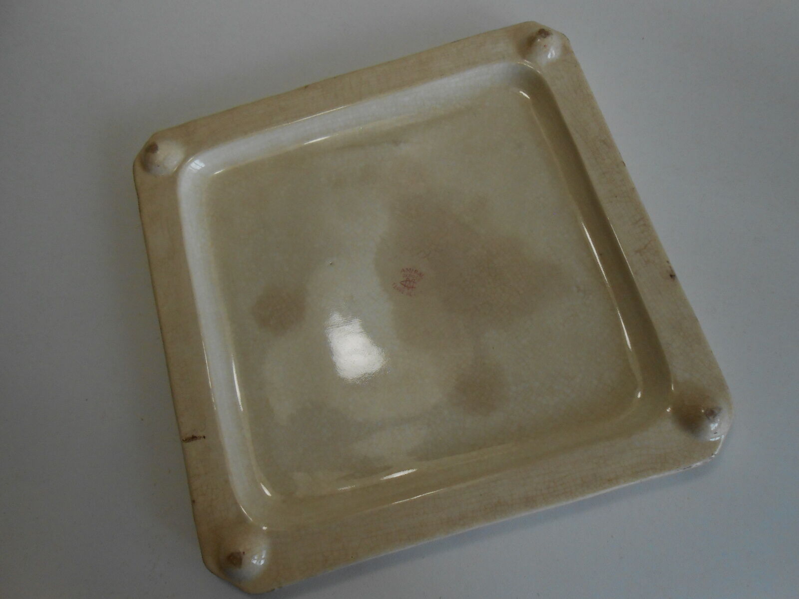 Dessous de plat faïence Creil Montereau