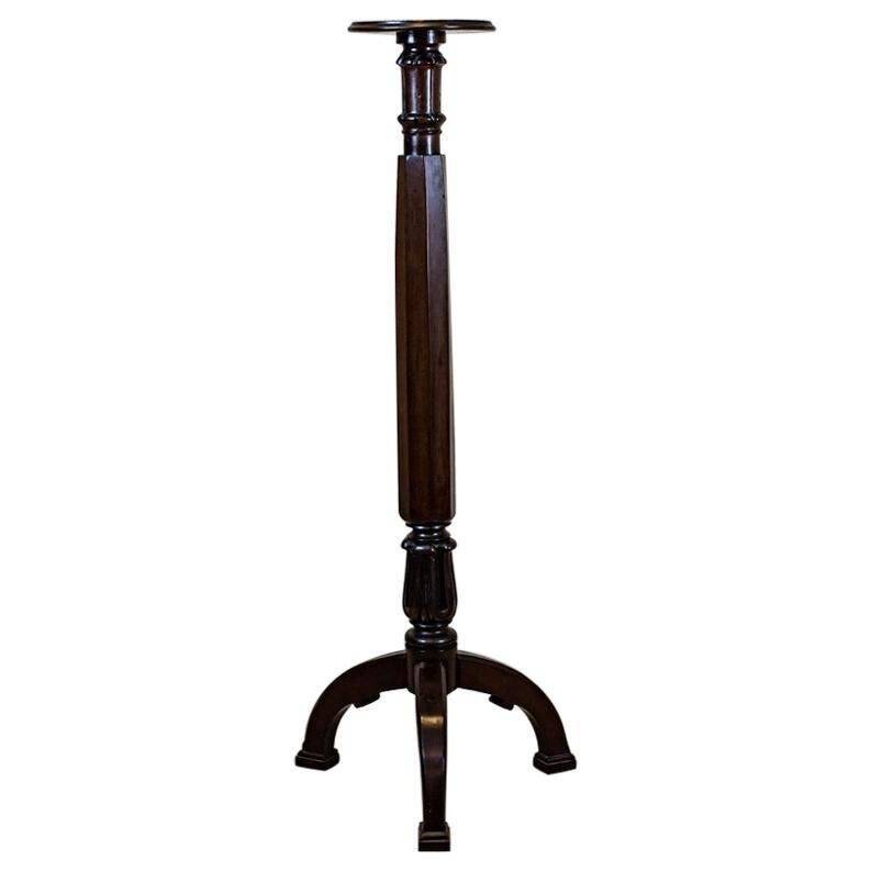 Solid Oak Pedestal, 1930s