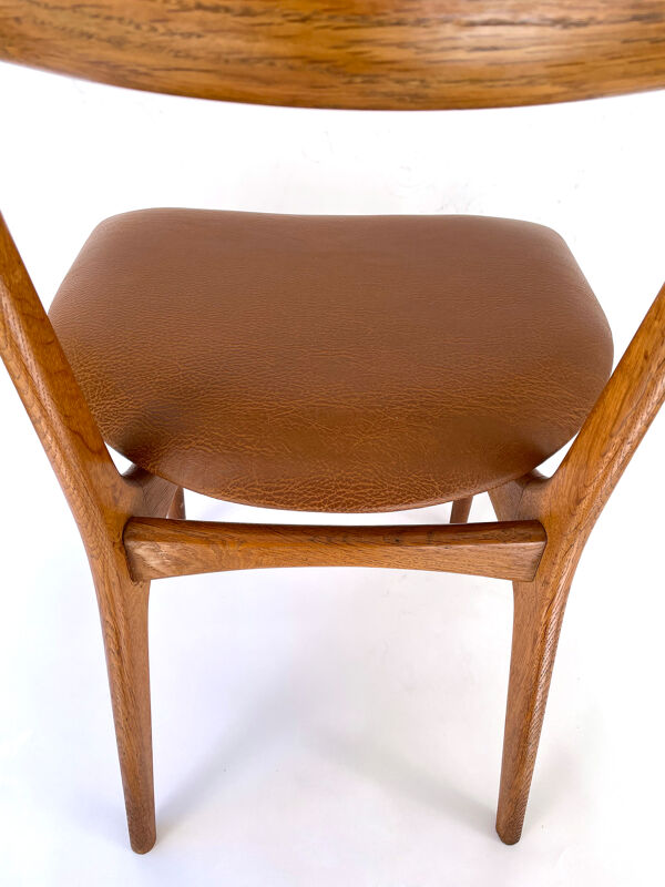 Chaise en teck du designer Kurt Østervig Danemark