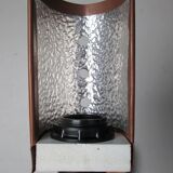 Techno Media lamp in copper and wood