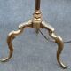 Bronze tripod floor lamp, vintage 1960