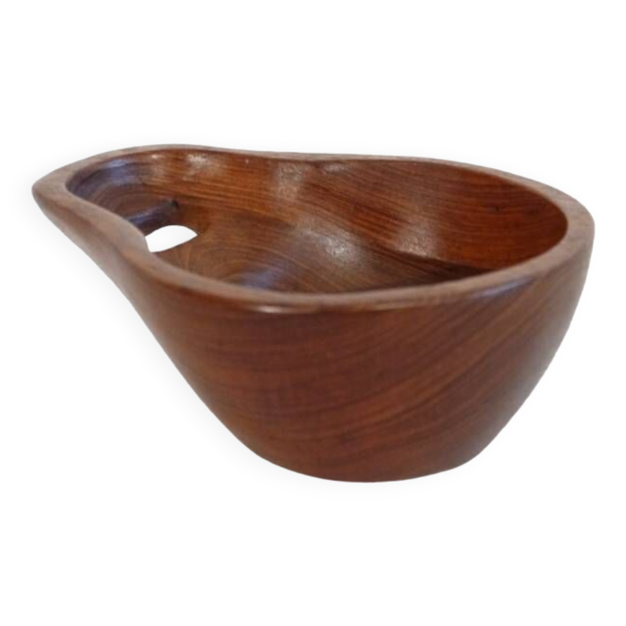 Vide poche vintage en teck 1960