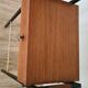 Pierre Guariche style bedside table, wood and metal, vintage, 60s