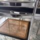 Vintage dining set – smoked glass & chrome – 5 chairs – year