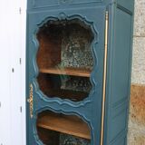 Renovated antique display cabinet