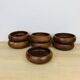 7 teak bowls Scandinavian Danish 1960s