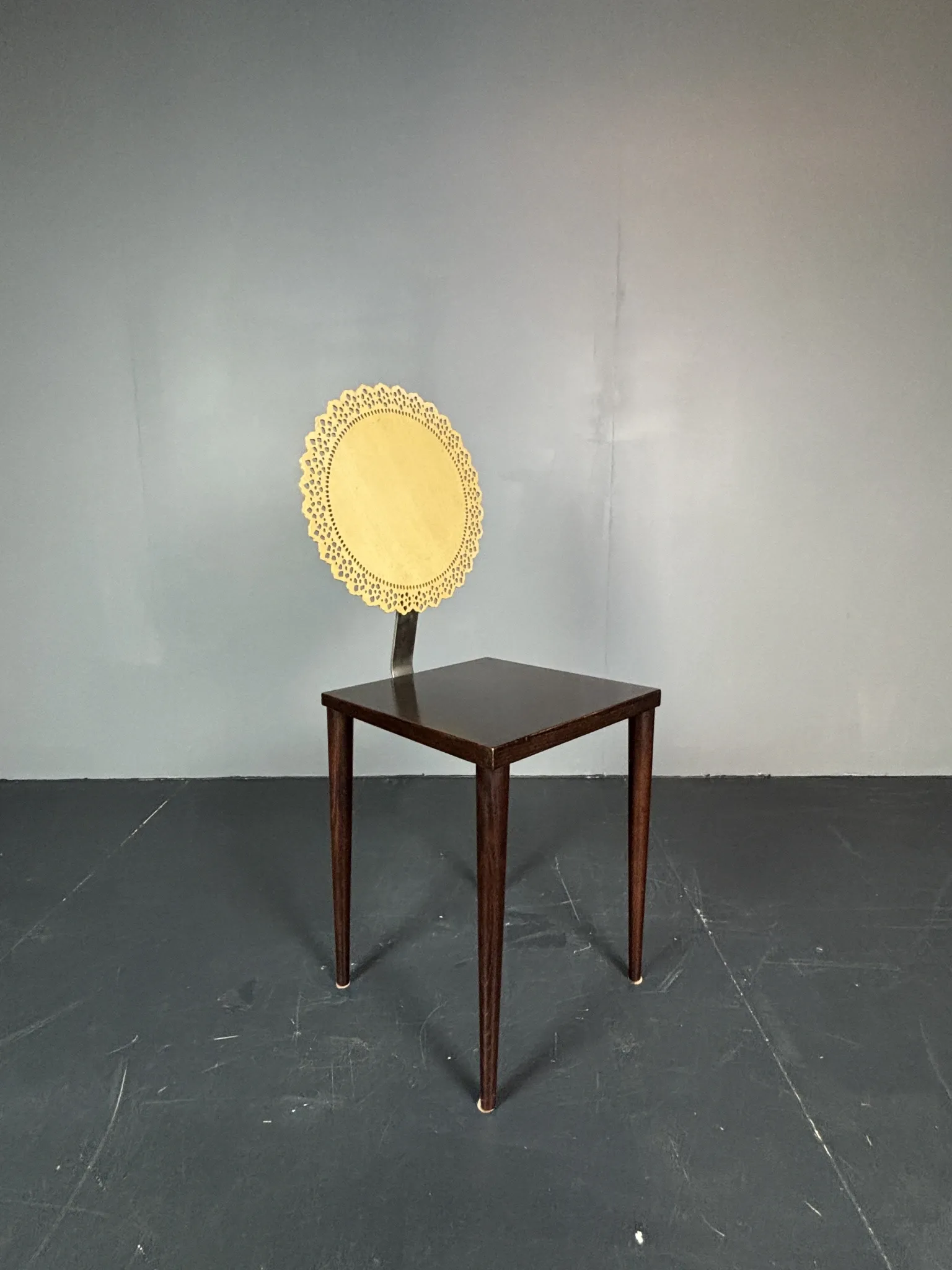 Sculptural Italian Tatlim side chair dining chair by Marco Mencacci 1990s