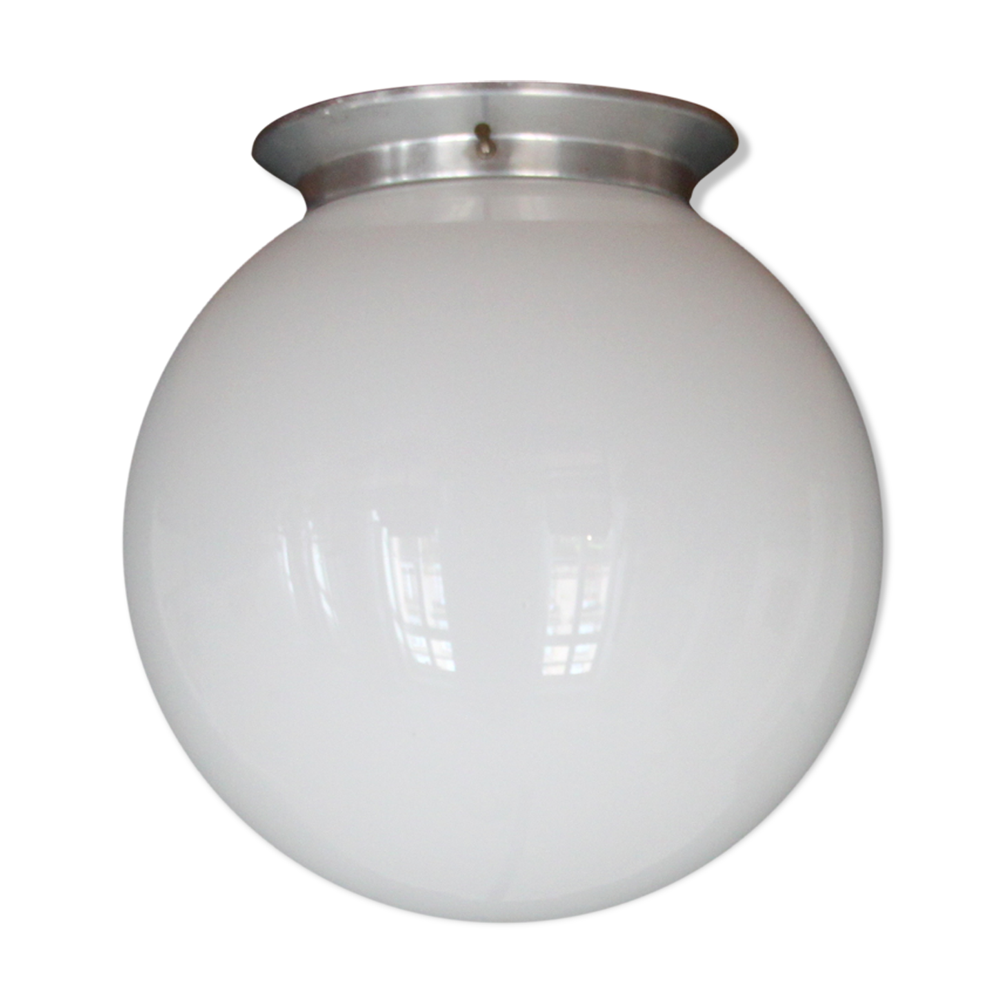 Wall light globe ball glass opaline white diameter 25 cm