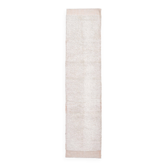 Tapis de couloir turc vintage blanc abricot 2x10 69x305 cm SK 242888