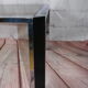 OLD VINTAGE CHROME COFFEE TABLE