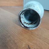 Enamelled stoneware vase Turgis artisanal pottery in Noron La Poterie