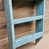 Burmese teak wall shelf