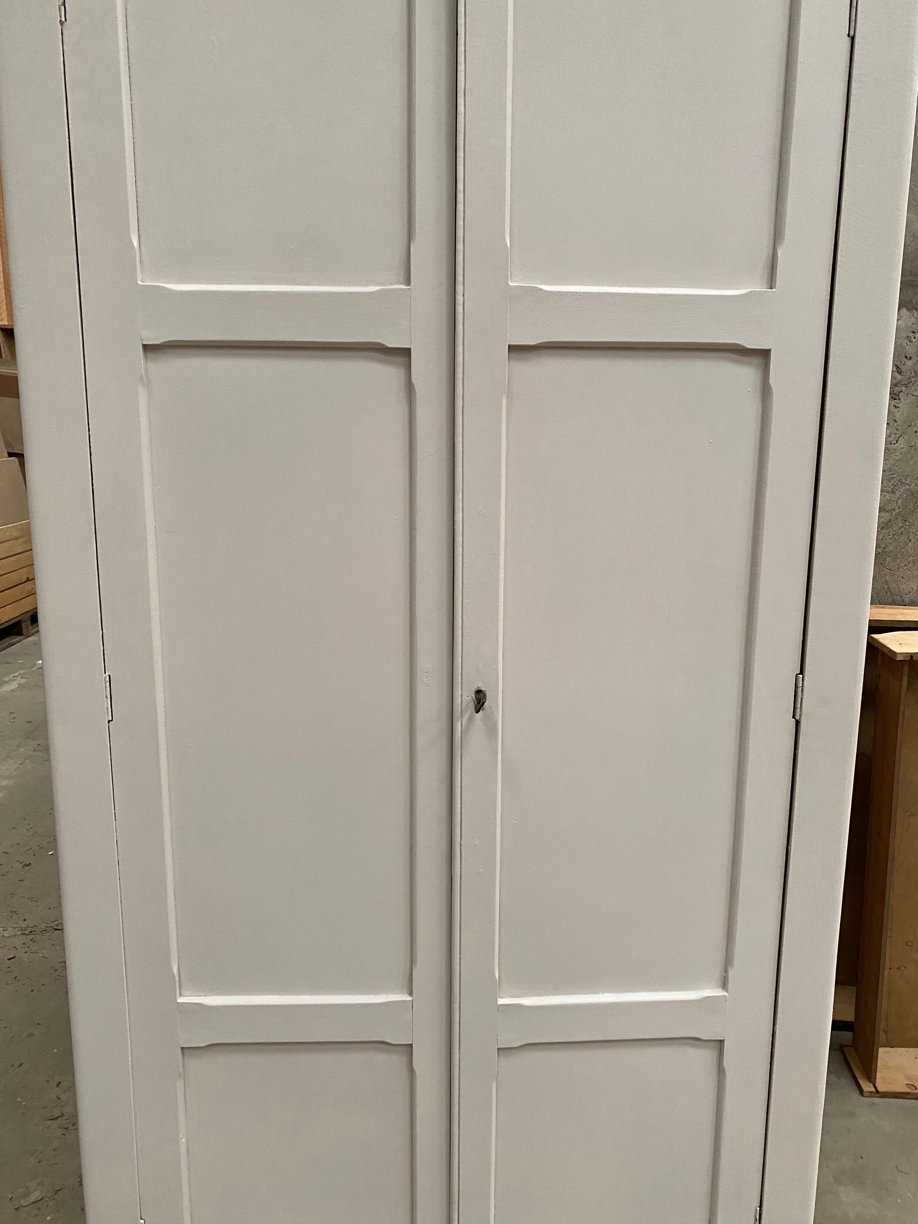 Chalk white Parisian wardrobe