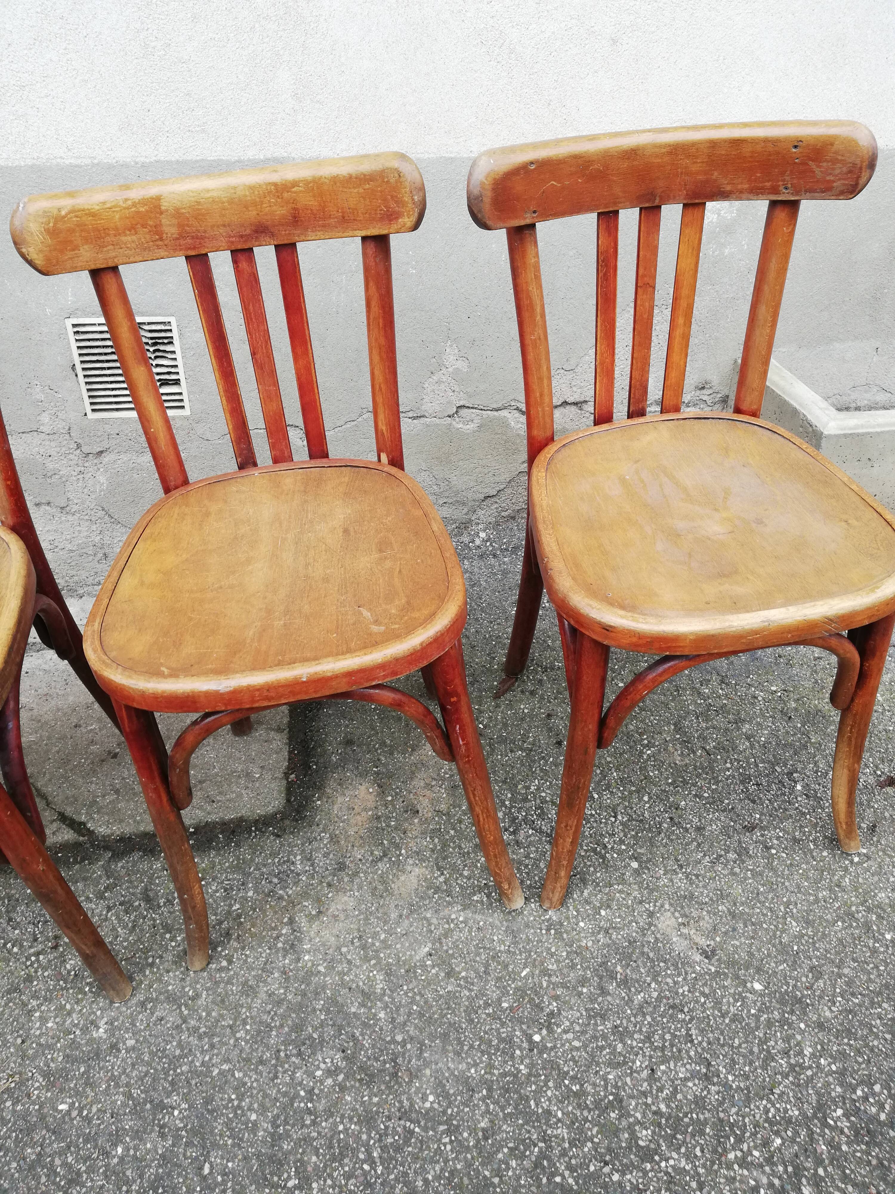 Set of 4 Fischel bistro chairs