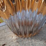 Vintage Bayel crystal vase bowl