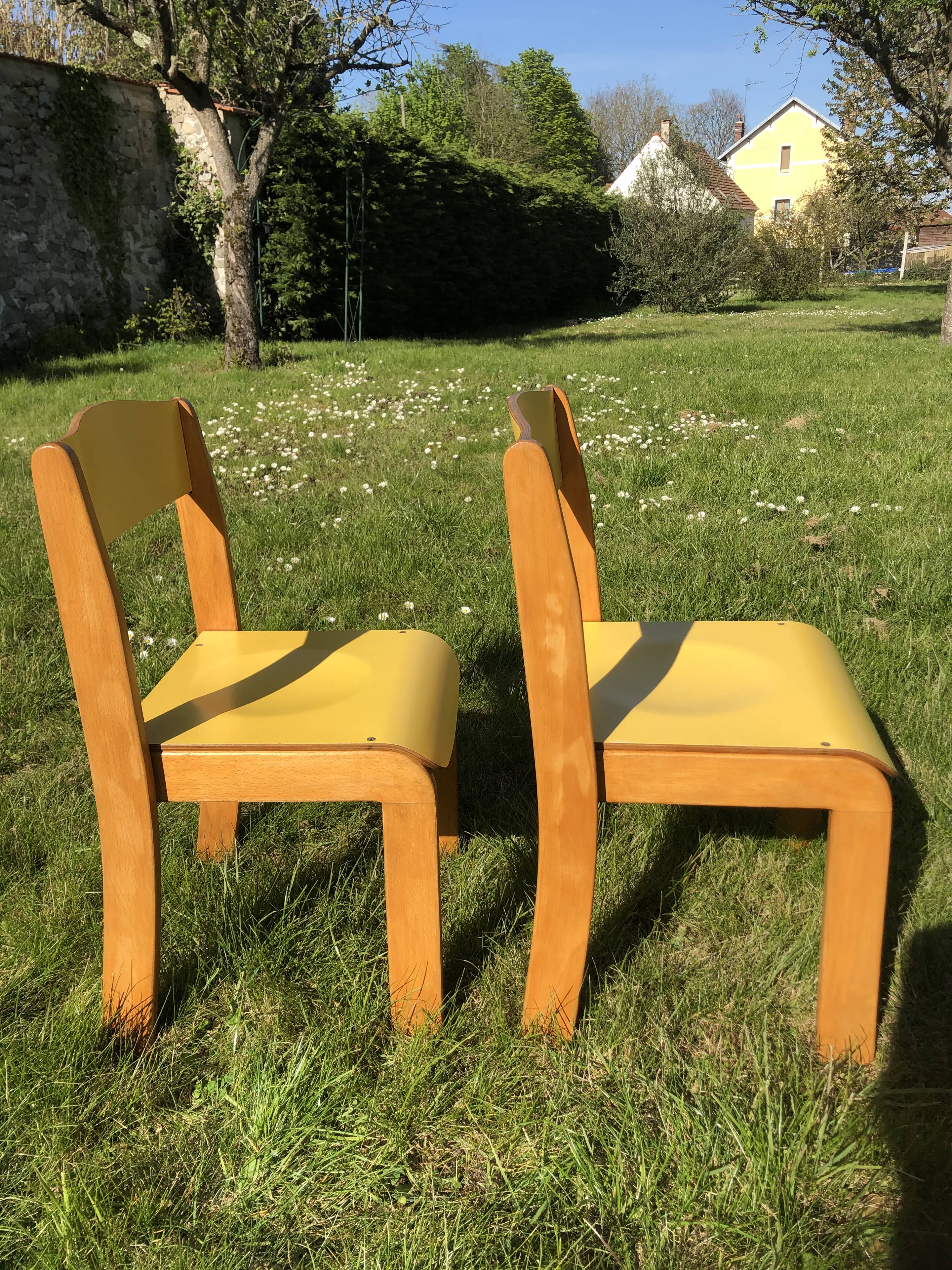 Paire de chaises enfant