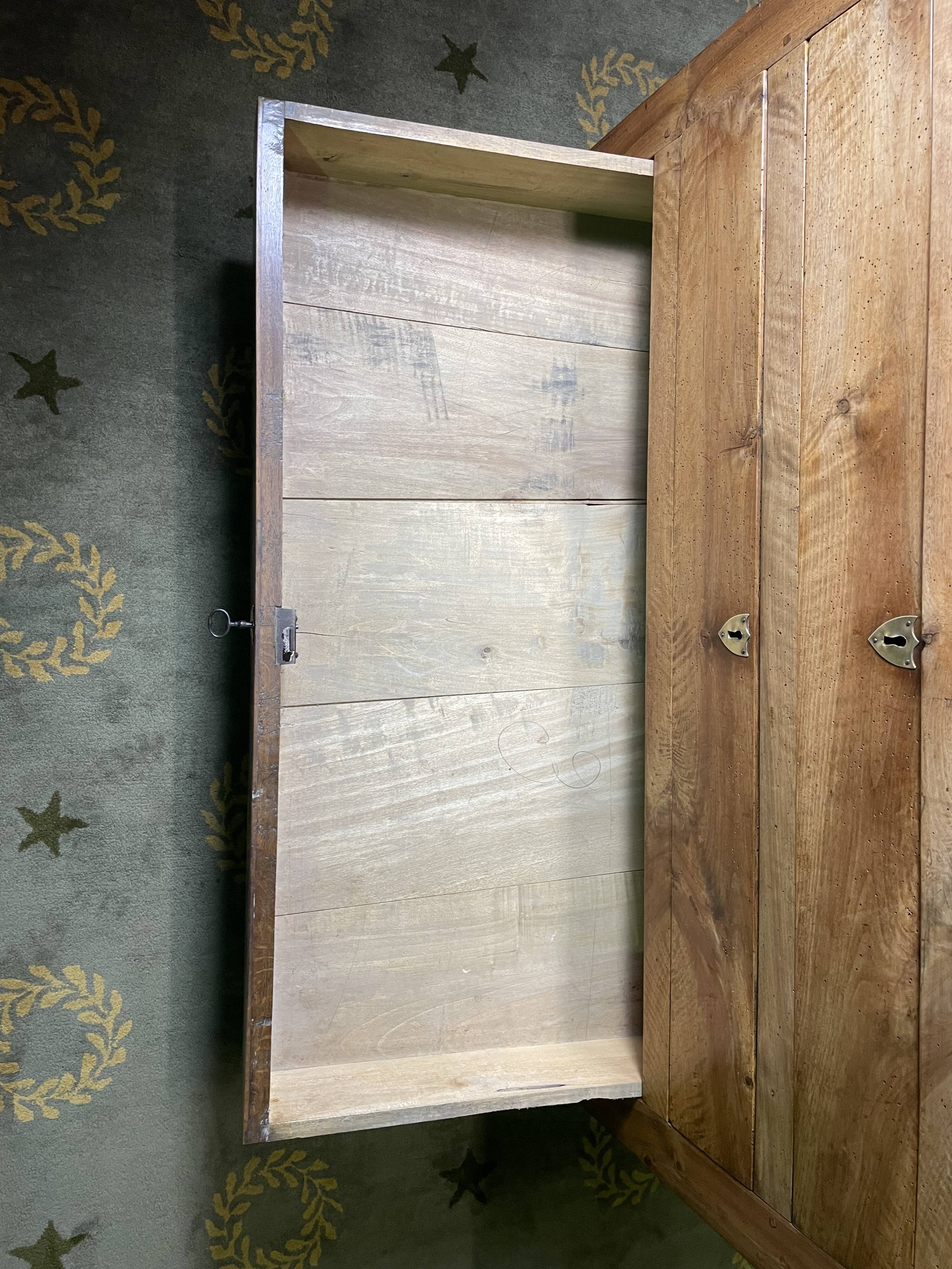 Empire walnut chest of drawers