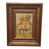 Old painting oil on canvas "Pigeon House" — Dutilleul Gallery (Albi)