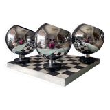 Globes space age chrome Erco 1970