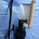 2 wall sconces pine cone branch lamps