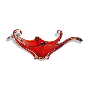 Bol décoratif par Murano Mandruzzato, Italie, années 1950