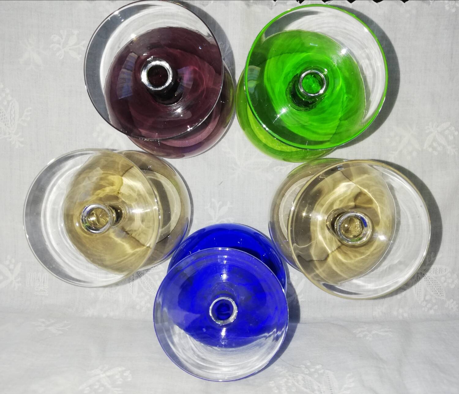 Set de 5 grands verres à cognac