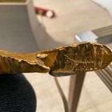 Sculptural bronze lamp, Fondica, Paris