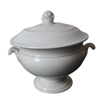 Soupière faïence Creil XIXème