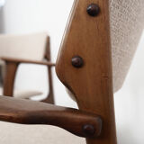 Walnut chair, Danish design, 1960s, designer: Erik Buch