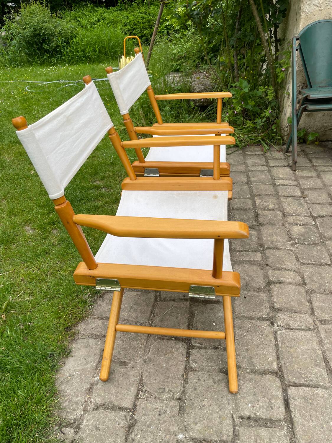 Vintage Telescope Director's Chairs