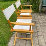 Vintage Telescope Director's Chairs