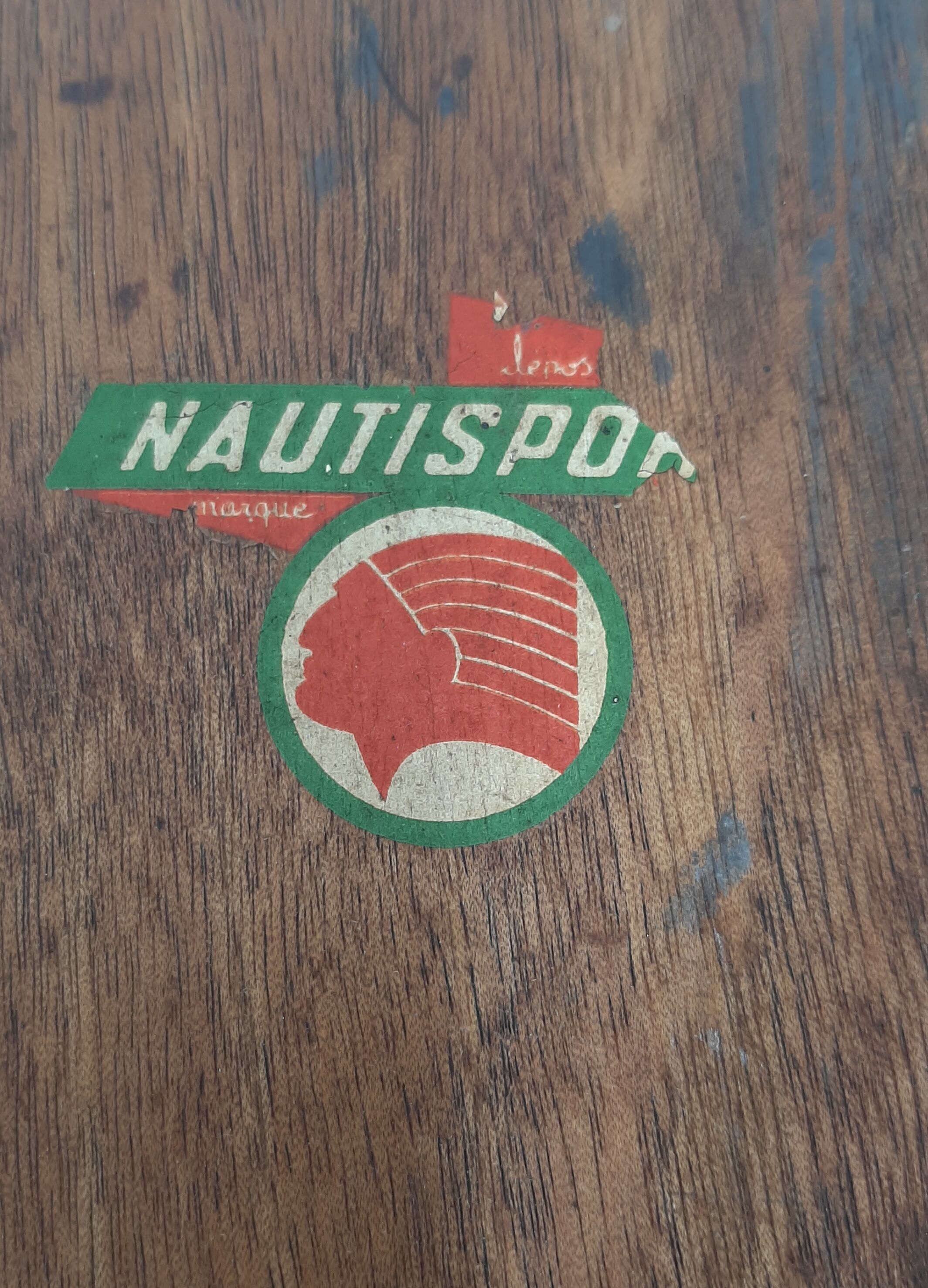 Vintage paddles or oars "Nautisport"