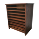 Range document vintage classeur trieur