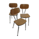 Lot chairs year 60 formica