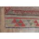 1970s Turkish Oushak Handmade Wool Cotton Red Runner Rug 81x275