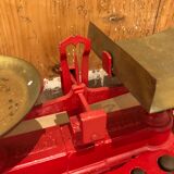 Vintage red kitchen scale