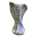 Blue and white crisp vase from the 70s