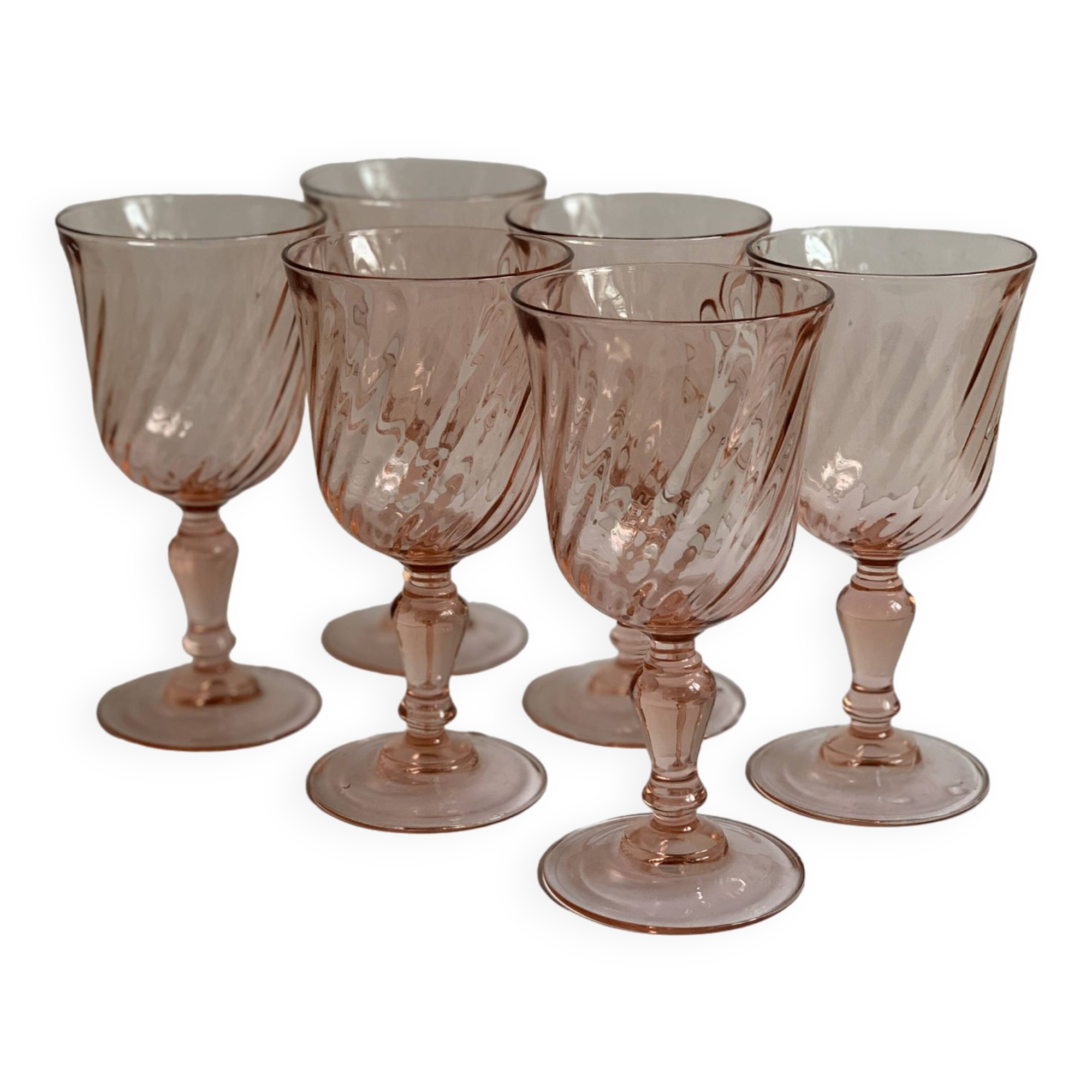 Magnifique ensemble de 6 bols Rosaline Luminarc Arcoroc
