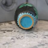 Chinese cloisonné vase, chrysanthemum motif