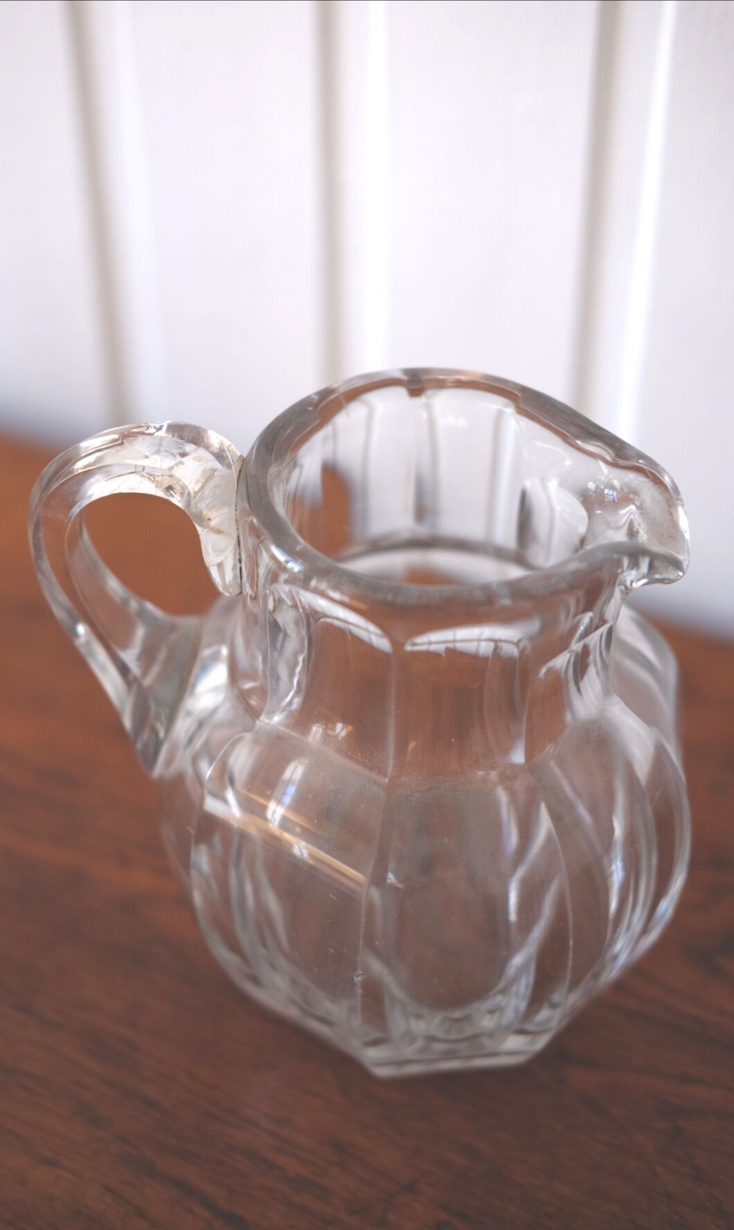 Old glass carafe