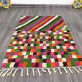 Handmade multicolored Moroccan rug 200cm x 300cm