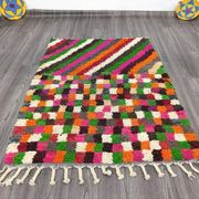 Tapis marocain multicolore fait main 200cmx300cm
